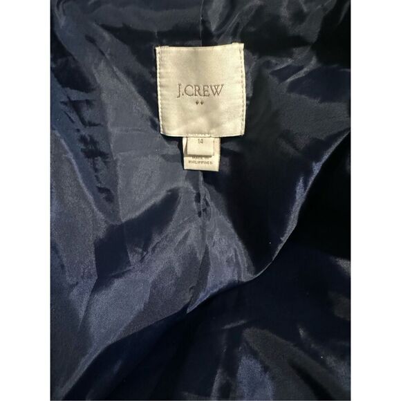 J.Crew Factory Tweed city coat size 14 - Picture 4 of 9